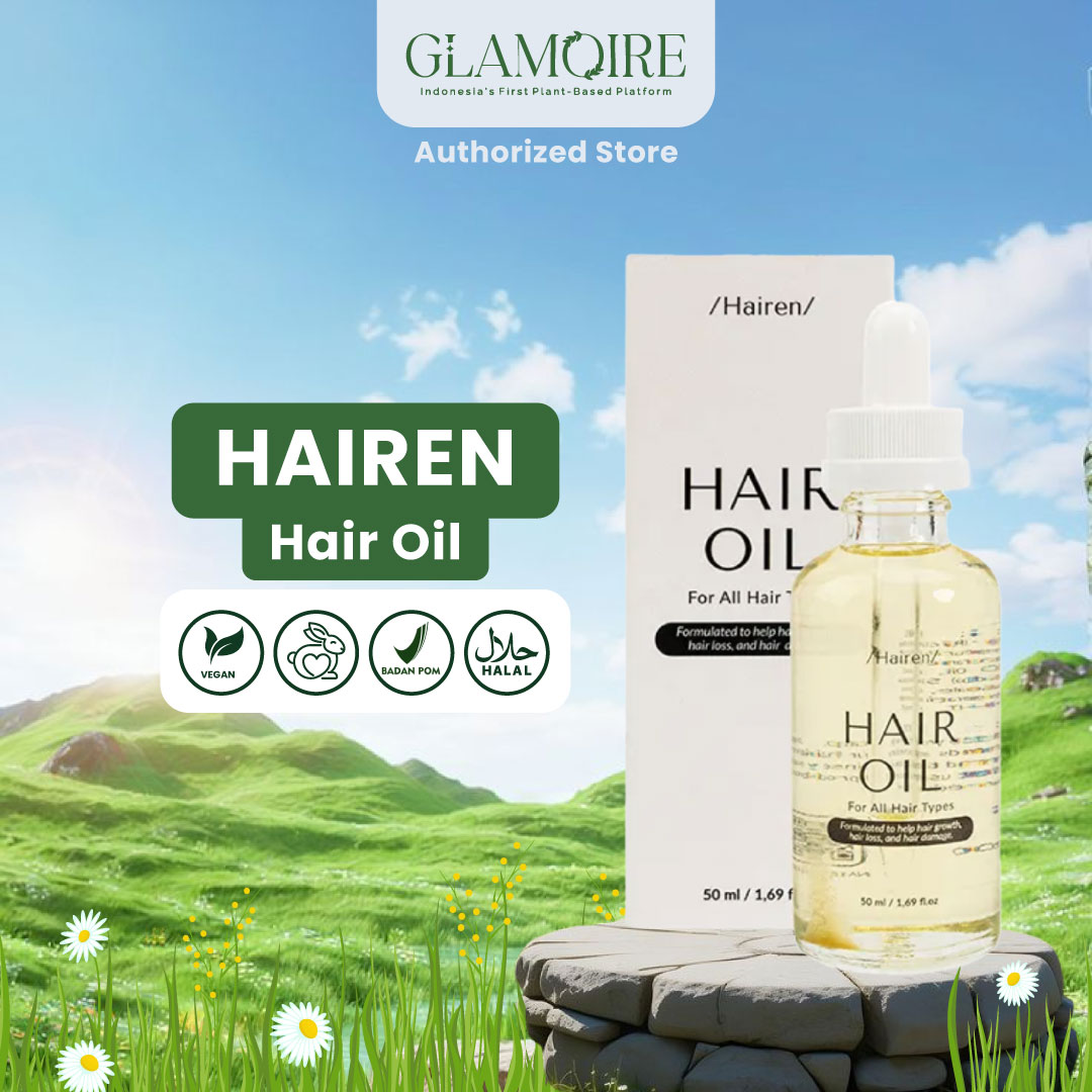 HAIREN Hair Oil (For Hair Growth dan Hair Loss) BPOM APPROVED
